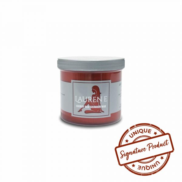 Lauren-E - Cherry Red Shimmer Wax - Tub