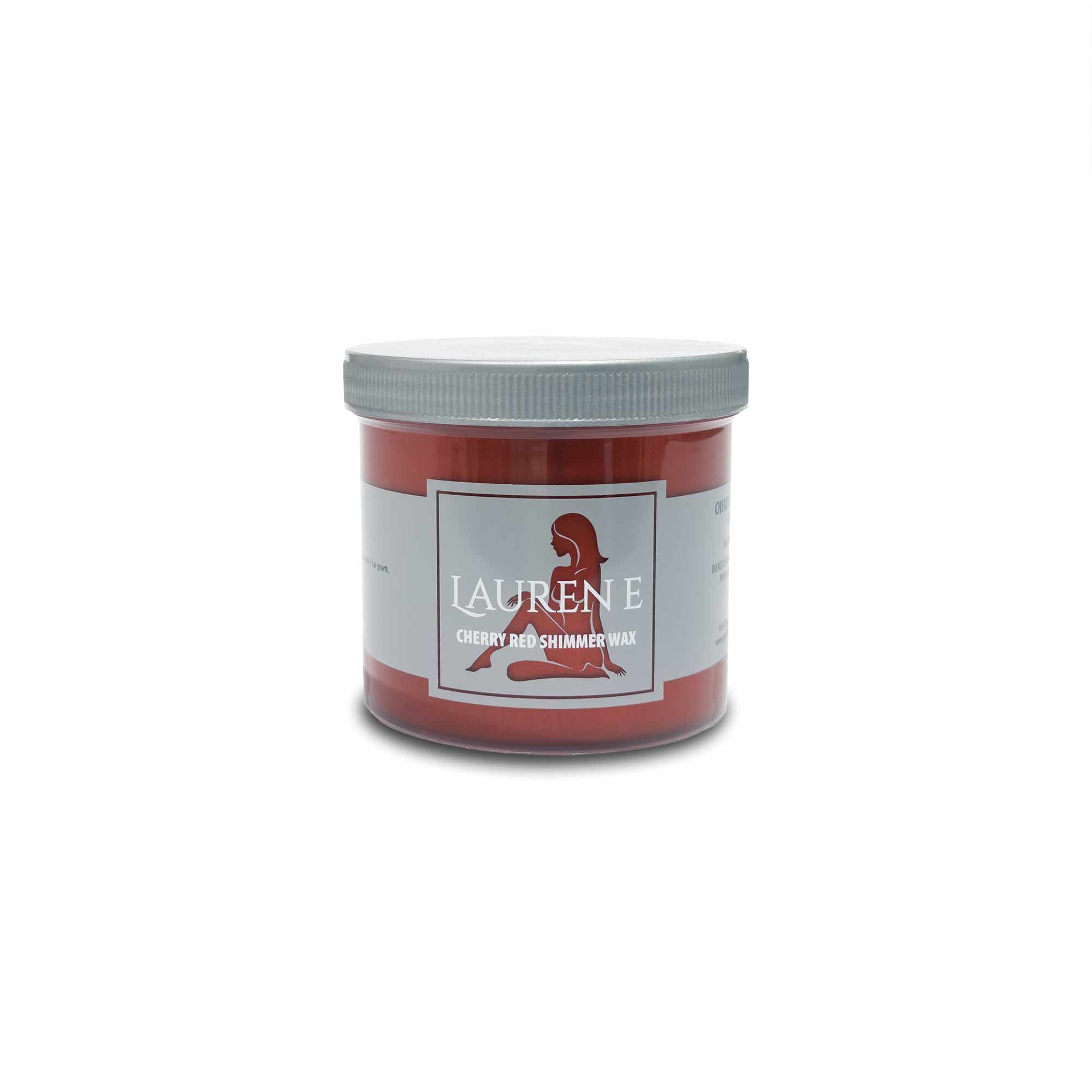 Lauren-E - Cherry Red Shimmer Wax - Tub