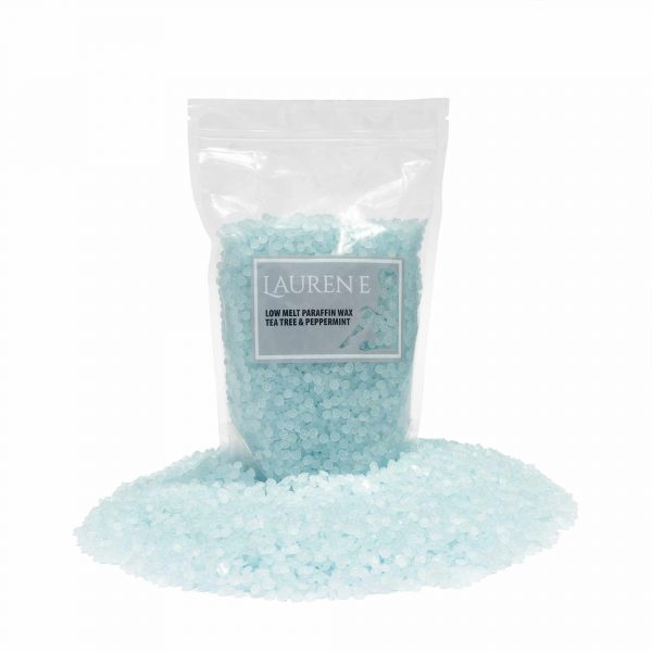 Lauren-E - Low Melt Paraffin Wax Tea Tree & Peppermint - Bag